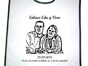 Baberos Detalle original boda baberos venta toda España