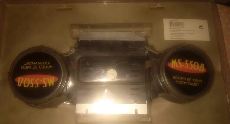 Audio car potencia + altavoces
