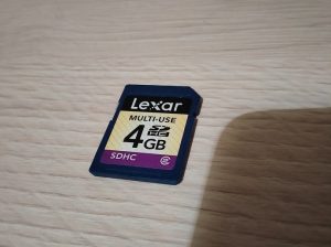 Tarjeta SDHC de 4 GB