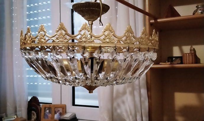 Lampara precios de cristal de roca