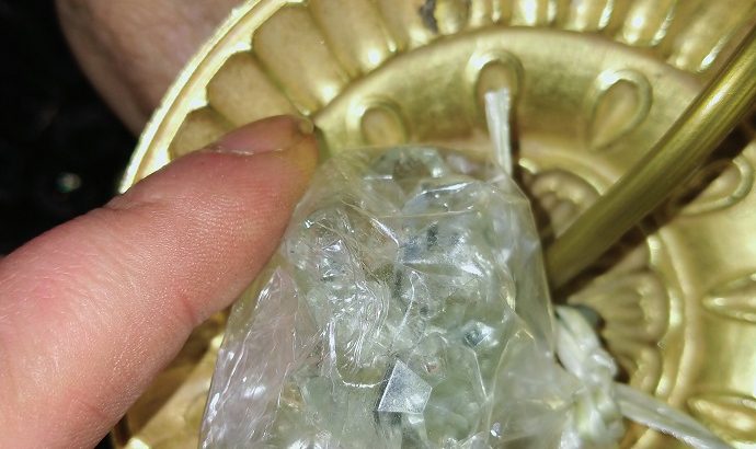 Lampara precios de cristal de roca